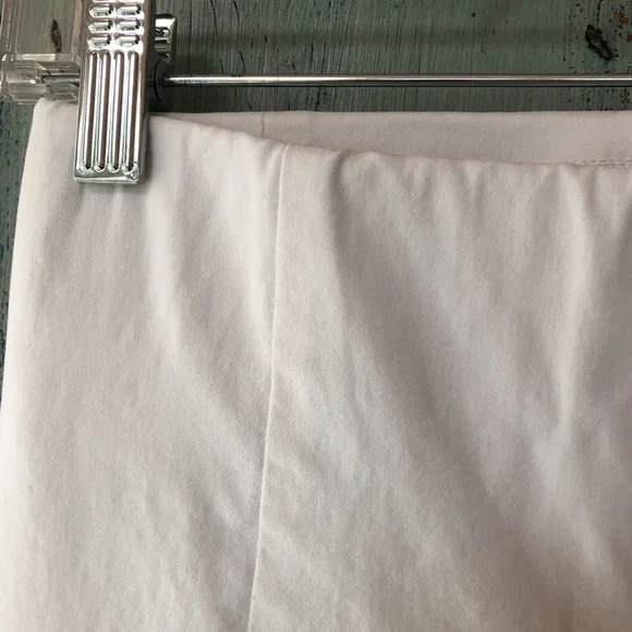 “So Slimming” white pants with side slit at ankle by Chico’s - Picture 3 of 10